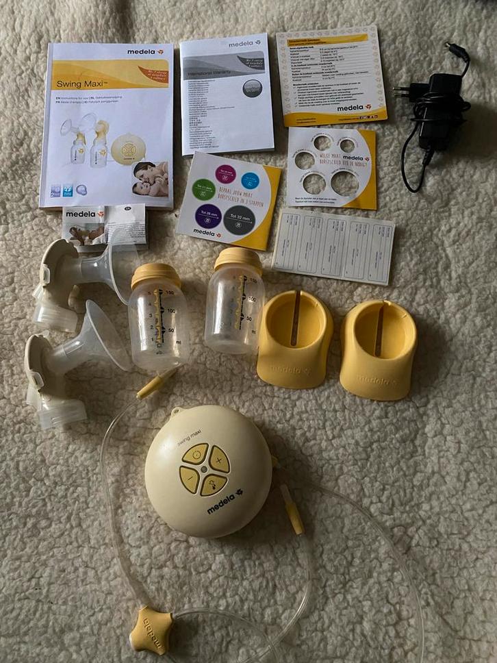 Medela Swing Maxi Dubbele Borstkolf, Kinderen en Baby's, Babyvoeding en Toebehoren, Zo goed als nieuw, Borstkolf, Ophalen of Verzenden