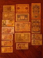 16 bankbiljetten België Rusland, Ophalen of Verzenden, Buitenland, Bankbiljetten