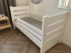 Peuterbed wit hout, Kinderen en Baby's, Kinderkamer | Bedden, Gebruikt, 70 tot 85 cm, 140 tot 160 cm, Ophalen
