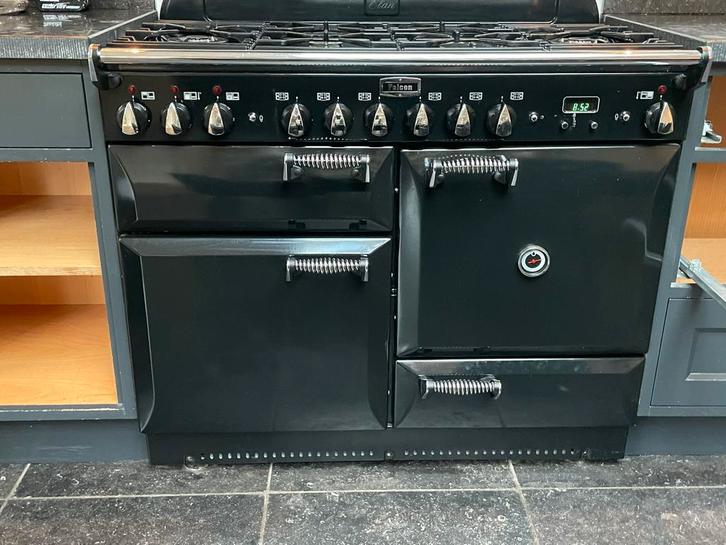 Falcon Gasfornuis - Goede Staat!, Witgoed en Apparatuur, Fornuizen, Gebruikt, Vrijstaand, Gas, 5 kookzones of meer, 90 tot 95 cm