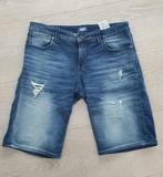 Jack&Jones Korte jeansbroek maat 176 (XS), Blauw, W32 (confectie 46) of kleiner, Ophalen of Verzenden, Zo goed als nieuw