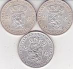 RIJKSDAALDERS  WILLEM III   1871 - 1872 - 1874    3 STUKS, Ophalen of Verzenden, Koning Willem III, 2½ gulden