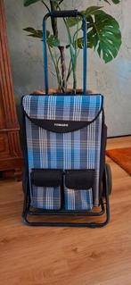 Boodschappentrolley Tomade blauw stevige kwaliteit!, Ophalen, Zo goed als nieuw, Blauw, 30 cm of meer