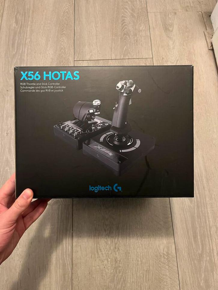 Logitech X56 HOTAS - Nieuwstaat, Computers en Software, Joysticks, Zo goed als nieuw, Ophalen