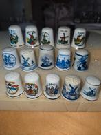 Vingerhoedjes Molentjes, Hollands blauw 1,00 p.stuk, Verzamelen, Vingerhoedjes, Ophalen of Verzenden, Zo goed als nieuw