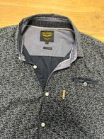 PME Legend stretch overhemd met leuke print blauw - Maat XL, Blauw, Ophalen of Verzenden, Zo goed als nieuw, PME Legend.