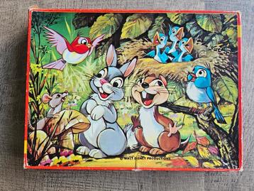 Kolibri Walt Disney vintage houten kinderpuzzel  beschikbaar voor biedingen