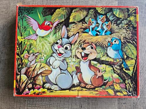 Kolibri Walt Disney vintage houten kinderpuzzel, Kinderen en Baby's, Speelgoed | Kinderpuzzels, Gebruikt, 6 jaar of ouder, 10 tot 50 stukjes