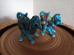 Vintage Aardewerk Honden Beeldjes Set, Ophalen of Verzenden