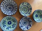 15 Spaanse aardewerk schaaltjes, Gebruikt, Ophalen of Verzenden, Schaal of Schalen, Overige stijlen