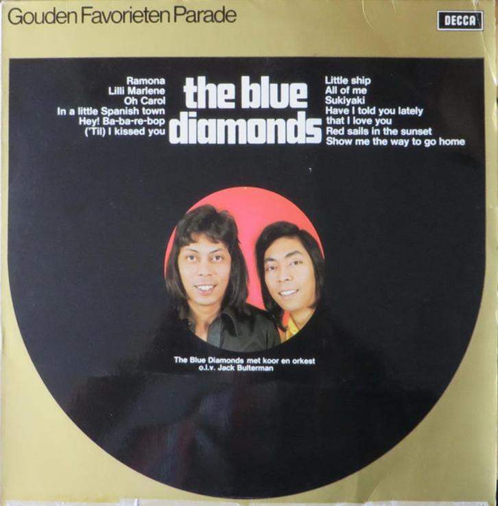 L.P. (1977) : Blue Diamonds - Gouden Favorieten Parade, Cd's en Dvd's, Vinyl | Rock, Gebruikt, Rock-'n-Roll, 12 inch, Ophalen of Verzenden