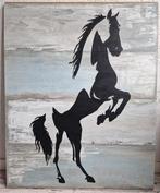 Stencil art horse on laminaat, Ophalen of Verzenden, Zo goed als nieuw
