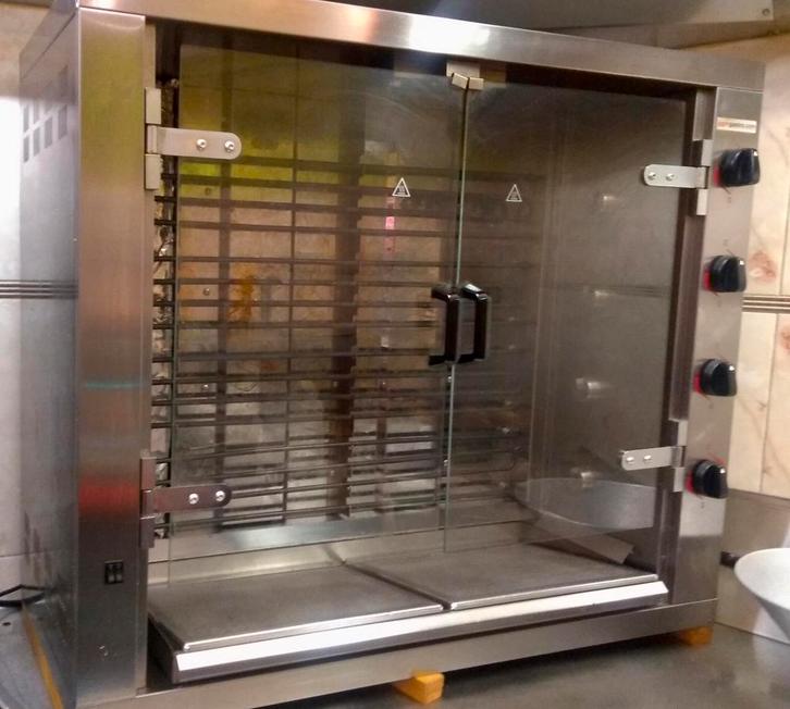 Kippengrill 100cm; Dubbele Friteuse - Horeca Apparatuur, Zakelijke goederen, Horeca | Keukenapparatuur, Fornuis, Frituur en Grillen