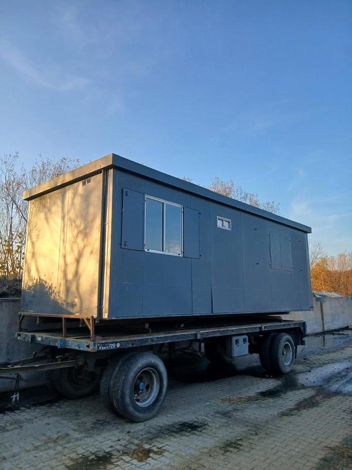 Mobiele kantoorunit bouwkeet schafkeet, Zakelijke goederen, Machines en Bouw | Keten en Containers, Ophalen
