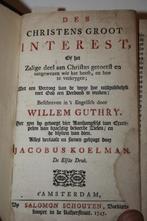 W. Guthry - Des christens Groot Interest (1745), Ophalen of Verzenden