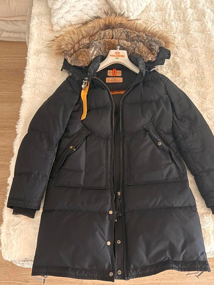 Parajumpers long bear origineel, Kleding | Dames, Jassen | Winter, Zo goed als nieuw, Zwart, Ophalen of Verzenden