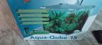 Aquarium 25x25 cm met filter temp lamp, Ophalen of Verzenden, Verlichting of Verwarming