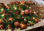 Prachtige grote kerststuk koper brons met verlichting 70 cm, Diversen, Kerst, Ophalen of Verzenden, Nieuw