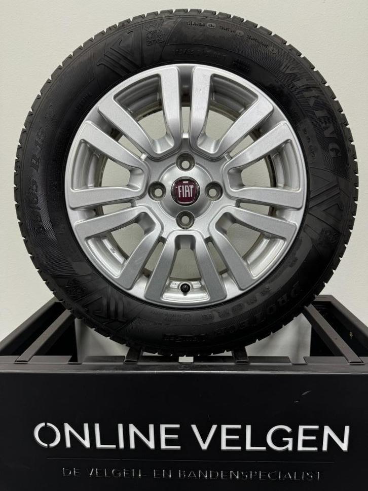 Zomer Set 15 inch originele Fiat Punto 4x100 velgen + Viking, Auto-onderdelen, Banden en Velgen, Banden en Velgen, Zomerbanden