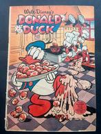 Donald Duck 1954 No1. Paarse tegel zeldzaam, Boeken, Eén comic, Ophalen of Verzenden, Zo goed als nieuw, Europa