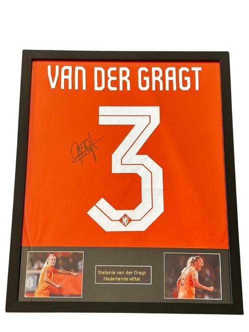 Stefanie van der Gragt gesigneerd Nederlands elftal shirt, Verzamelen, Sportartikelen en Voetbal, Zo goed als nieuw, Shirt, Overige binnenlandse clubs