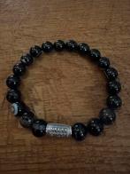 Rebel & Rose armband zwart, Zwart, Ophalen of Verzenden, Zo goed als nieuw, Elastiek