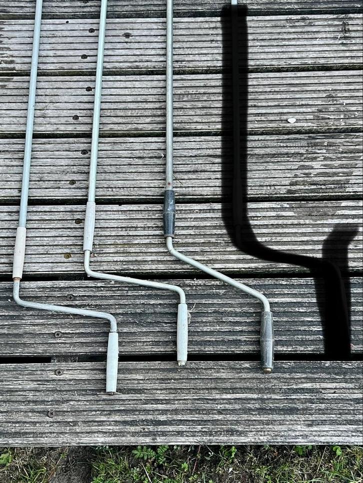 Draaistang Zonwering - 3 stuks, Tuin en Terras, Tuinstekers, Gebruikt, Ophalen