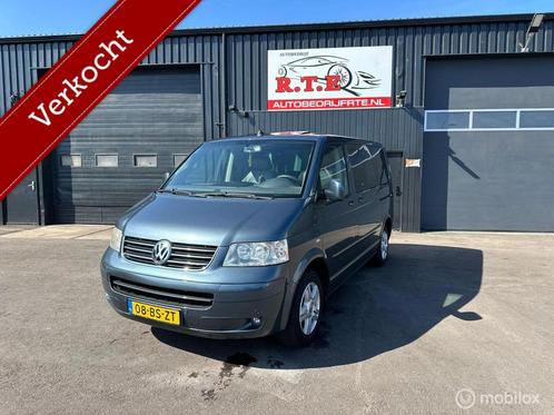 Volkswagen Transporter 2.5 TDI volopt automaat leer, Auto's, Bestelauto's, Bedrijf, ABS, Airbags, Airconditioning, Alarm, Boordcomputer