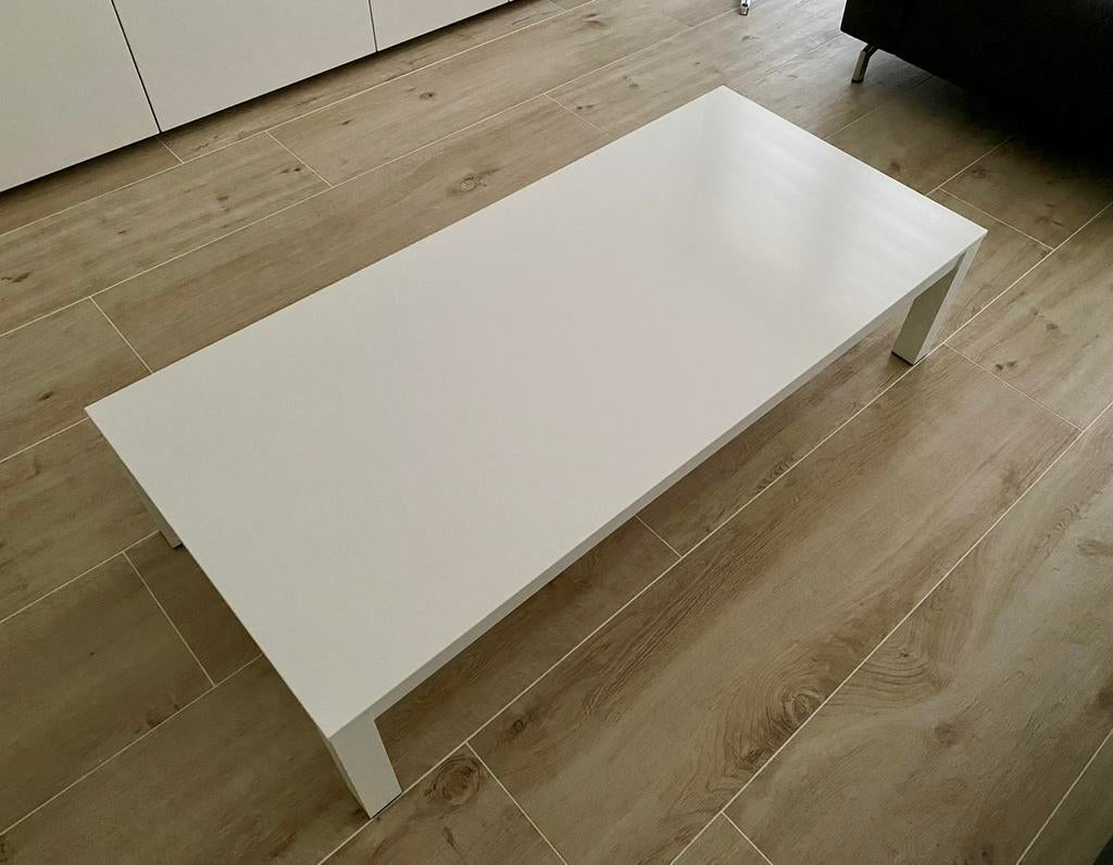 WITTE SALONTAFEL (nieuw), Ophalen, Overige materialen, 100 tot 150 cm, Design