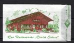 2362 Les Restaurants CHALET SUISSE, Ophalen of Verzenden, Nederland