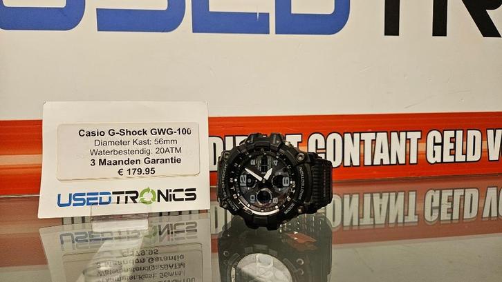 Casio G-Shock GWG-100 - MUDMASTER, Sieraden, Tassen en Uiterlijk, Horloges | Heren, Gebruikt, Casio, Overige materialen, Overige materialen