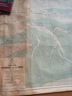 Oude Landkaart Monden van de Eems, Ophalen of Verzenden, Landkaart, 1800 tot 2000, Nederland