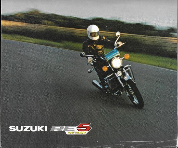 Suzuki RE5 wankel motor folder (5374z), Motoren, Handleidingen en Instructieboekjes, Suzuki, Ophalen of Verzenden