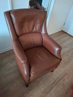 mooie leren fauteuils van fa Mulleman  voor 50 euro pp, Huis en Inrichting, Ophalen, Gebruikt, Minder dan 75 cm, Leer