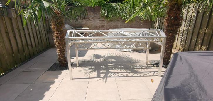 Alluminium inklapbare DJ Booth Vaste prijs €300,-, Audio, Tv en Foto, Overige Audio, Tv en Foto, Gebruikt, Ophalen