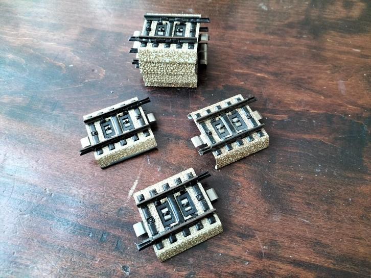 Marklin 5109 H0 recht M-rail passtukje, Hobby en Vrije tijd, Modeltreinen | H0, Gebruikt, Rails, Wisselstroom, Märklin, Analoog