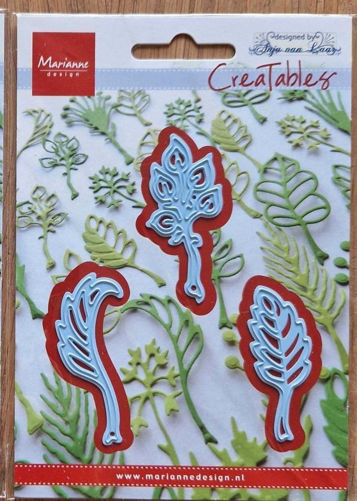 Creatable Anja s Leaves 1 
LR0226, Hobby en Vrije tijd, Kaarten | Zelf maken, Nieuw, Pons of Mal, Overige thema's, Ophalen of Verzenden