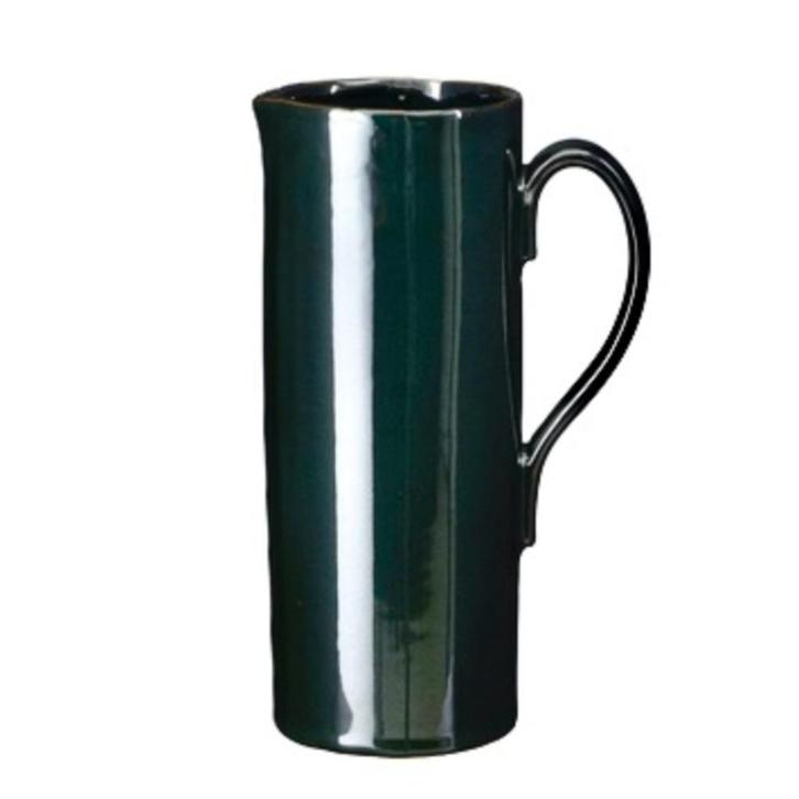 Nieuwe Karwei kan karaf vaas donkergroen , Huis en Inrichting, Woonaccessoires | Vazen, Nieuw, Groen, Minder dan 50 cm, Aardewerk of Porselein