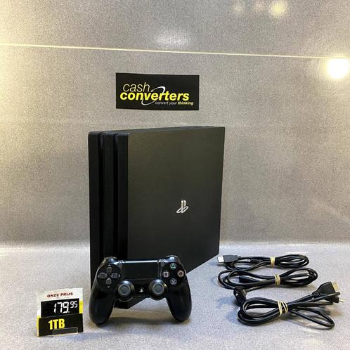 Playstation 4 Pro | 1TB | controller en kabels | 342343, Spelcomputers en Games, Spelcomputers | Sony PlayStation 4, Gebruikt