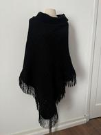 Zwarte Poncho, Ophalen of Verzenden, Zo goed als nieuw, Maat 36 (S), Sjaal