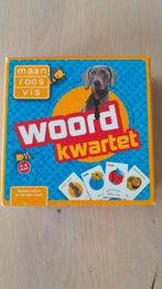 Woord Kwartet - Leerzaam en Leuk!, Hobby en Vrije tijd, Gezelschapsspellen | Bordspellen, Maan Roos Vis, Vijf spelers of meer