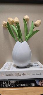 Arzberg porselein tulp vaas 15cm, Wit, Aardewerk of Porselein, Nieuw, Ophalen of Verzenden