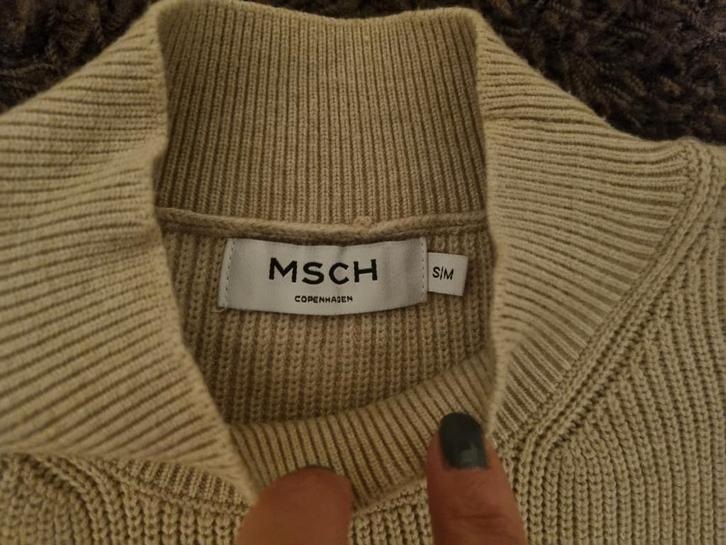 beige spencer/ mouwloze trui, mt S/M, msch Copenhagen, Kleding | Dames, Truien en Vesten, Zo goed als nieuw, Maat 38/40 (M), Beige