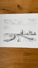 Originele tekening Johan Groot, Ophalen