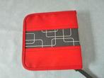 Rood met grijs ( stof) Opbergmap voor cd, cd Rom of dvd's., Ophalen of Verzenden, 2000 tot heden, Zo goed als nieuw