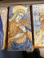 19e eeuw mooi grote Majolica tegels vaste prijs 95 euro izgs, Ophalen of Verzenden