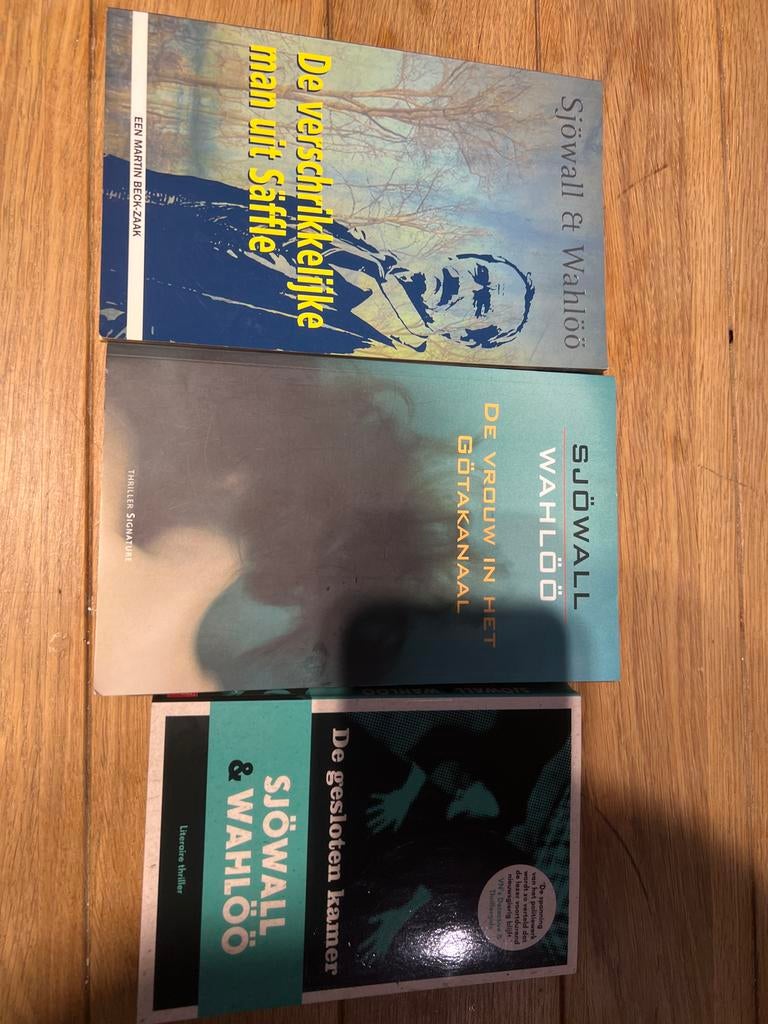 Sjowall & Wahloo boeken, Boeken, Detectives, Ophalen of Verzenden, Gelezen, Tv-bewerking