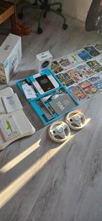 Nintendo Wii met Accessoires en Games, Gebruikt, Overige genres, Eén computer, Ophalen of Verzenden