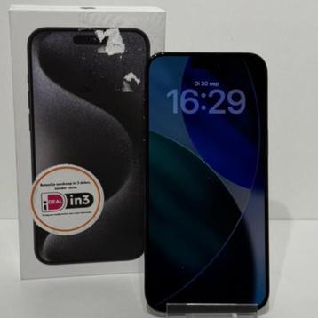 iPhone 15 Pro Max 256GB Black Titanium Compleet Accu:87% beschikbaar voor biedingen