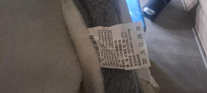 Topper / Matrasbeschermer 2-persoons, Huis en Inrichting, Slaapkamer | Beddengoed, Nieuw, Overige typen, Tweepersoons, Wit, Ophalen of Verzenden